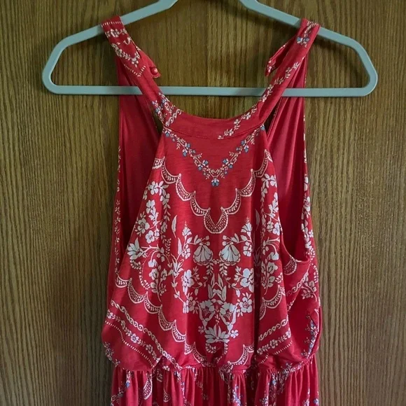 Three Pink Hearts by Trixxi Maxi Dress w/ Side Slit - Picture 3 of 8